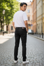 Mens Moto Skinny in Black